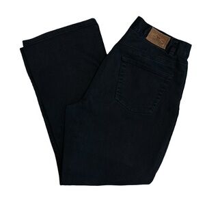 LRL Lauren Jeans Co Straight Leg High Rise Black Jeans Size 10